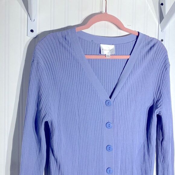Line and dot Dakota cardigan style dress Sz M - Picture 3 of 6